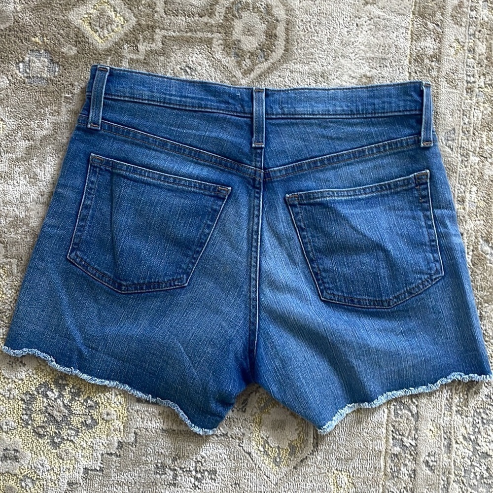 J. Crew High Rise Button Front JeanShort - Picture 6 of 13